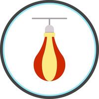 Speed Bag Flat Circle Icon vector