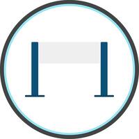 Gameplay Flat Circle Icon vector