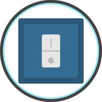 Switcher Flat Circle Icon vector