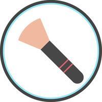 Makeup Brushes Flat Circle Icon vector