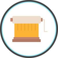 Pasta Machine Flat Circle Icon vector