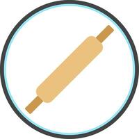 Rolling Pins Flat Circle Icon vector