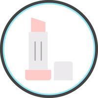 Lip Balm Flat Circle Icon vector