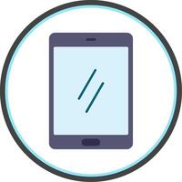 Smartphone Flat Circle Icon vector