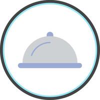 Food Flat Circle Icon vector