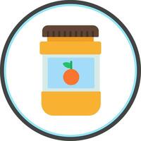 Jam Flat Circle Icon vector