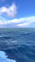 atlantique mer vue sur une croisière. video