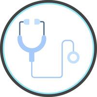 Stethoscope Flat Circle Icon vector