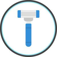 Razor Flat Circle Icon vector