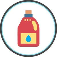 Detergent Flat Circle Icon vector