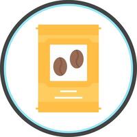 Beans Flat Circle Icon vector