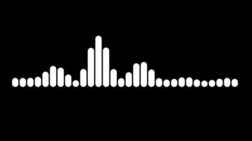 Audio spectrum animation video