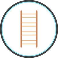 Ladder Flat Circle Icon vector