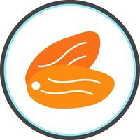 Dates Flat Circle Icon vector
