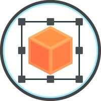 Scale Flat Circle Icon vector