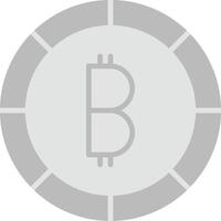 icono de vector de bitcoin