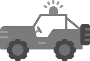 Military Jeep Vector Icon