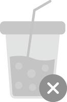 No Soft Drink Vector Icon