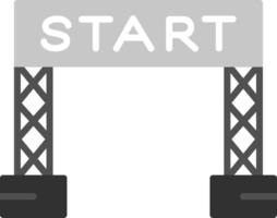 Start Line Vector Icon