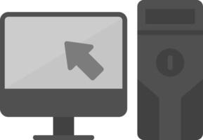 Computer Vector Icon