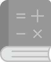 Math Book Vector Icon