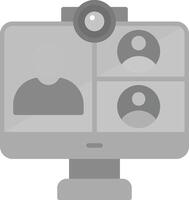 Online Meeting Vector Icon