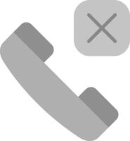 Call Rejected Vector Icon