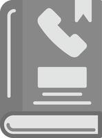 icono de vector de libreta de telefono