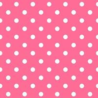 Polka Dot pattern, seamless texture vector