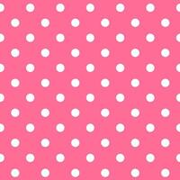 Polka Dot pattern, seamless texture vector