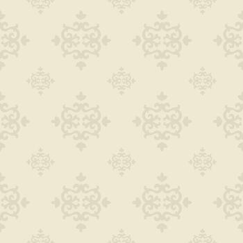 Historical floral pattern background design vector