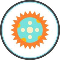 Eclipse Flat Circle Icon vector