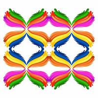 Colorful abstract pattern on a white background. Vector illustration for design