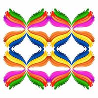 Colorful abstract pattern on a white background. Vector illustration for design