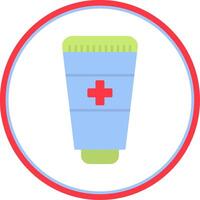 Hand Sanitizer Flat Circle Icon vector