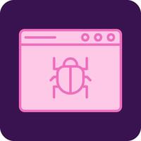 Web Bug Vector Icon