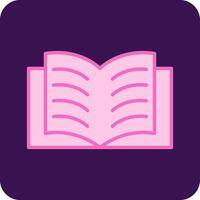 Open Book Vector Icon