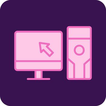 Computer Vector Icon