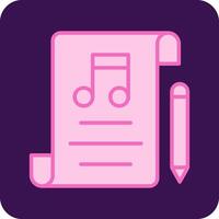 Music Composing Vector Icon