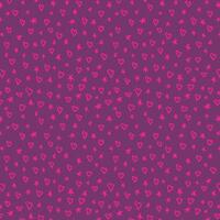 Neon colored 90s style textured seamless pattern. Hand drawn ink hearts and stars on purple background. Trendy abstract concept. Good for social media graphics, background vector