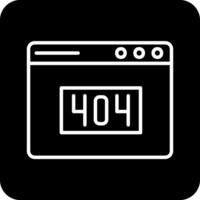 404 Error Vector Icon