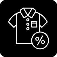 Discounted Tshirt Vector Icon