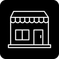 icono de vector de tienda