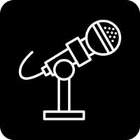 Microphone Stand Vector Icon