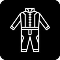 Race Suit Vector Icon