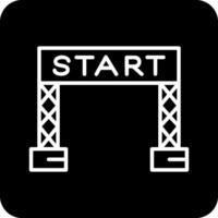 Start Line Vector Icon