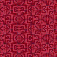 Red elegant circle Background Pattern Motif. Luxury Pattern seamless. Premium Oriental Geometric Texture with Modern Vintage Flair. Traditional Asian Zigzag and Wave Pattern. vector