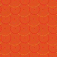 Geometric seamless pattern. Lunar new year oriental background Red and gold. vector