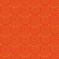 Geometric seamless pattern. Lunar new year oriental background Red and gold. vector