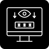 Computer Spyware Vector Icon